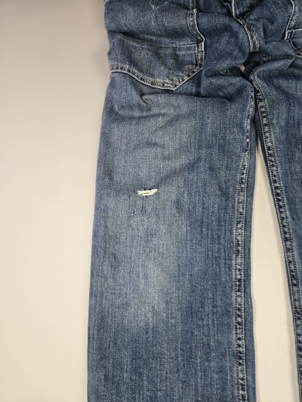 Anthropologie Pilcro The Painters Denim Distressed Boho Overalls Size 27 - Picture 4 of 12